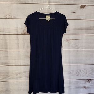 Pink Rose, Women's Navy Blue Form Fitting Dress